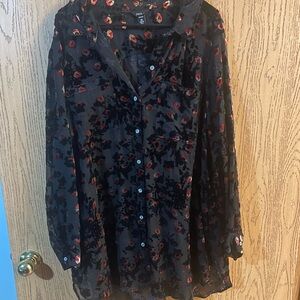 3X button down shirt